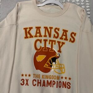 Kansas City Champions Cream Sweatshirt